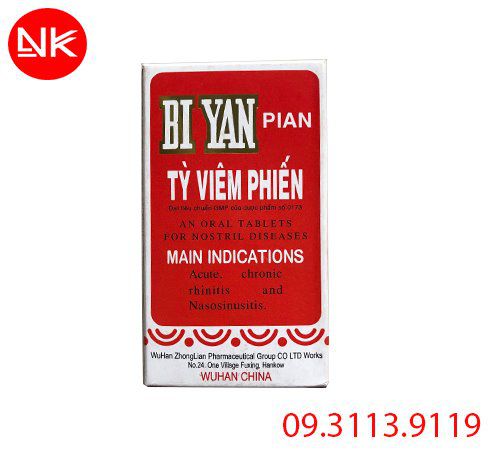 Bi yan pian - Tỳ viêm phiến